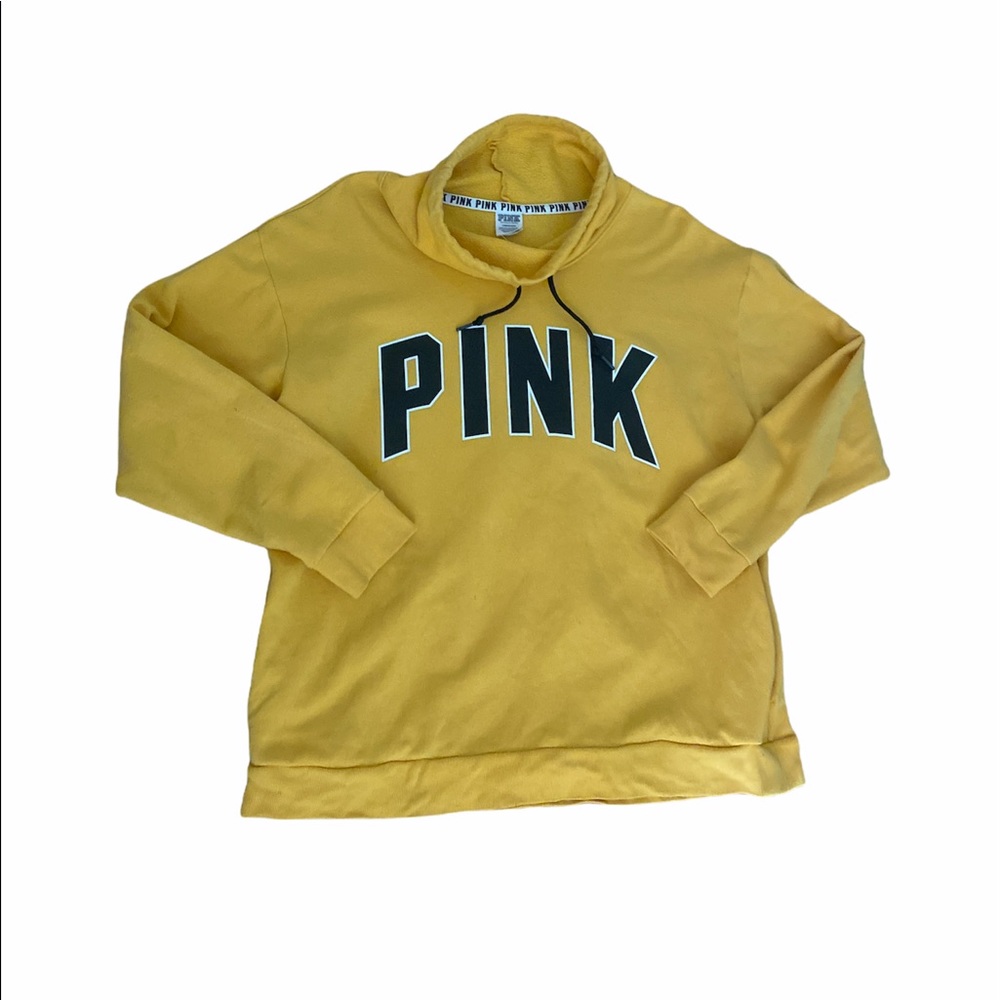 VS Pink Yellow Pullover Hoodie